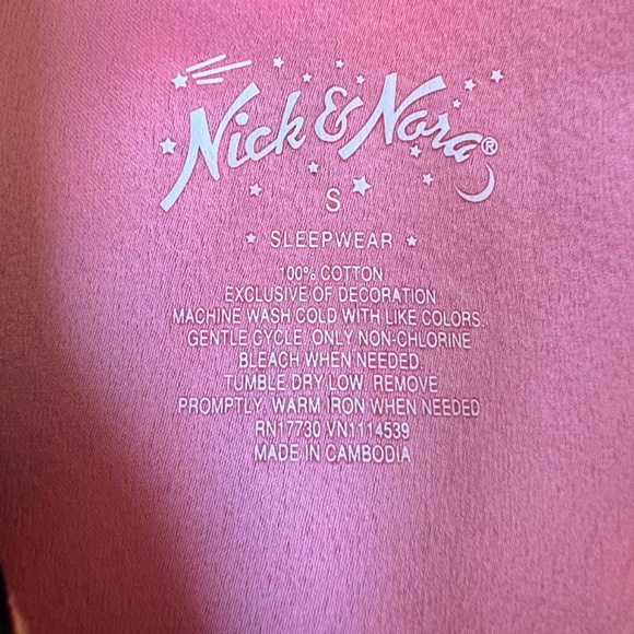 NWT NEW Nick & Nora Pajama Set Celebration Champagne - Picture 15 of 15